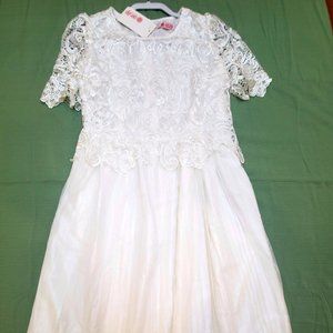 Ivory  Lace Dress by OASAP,  Size L